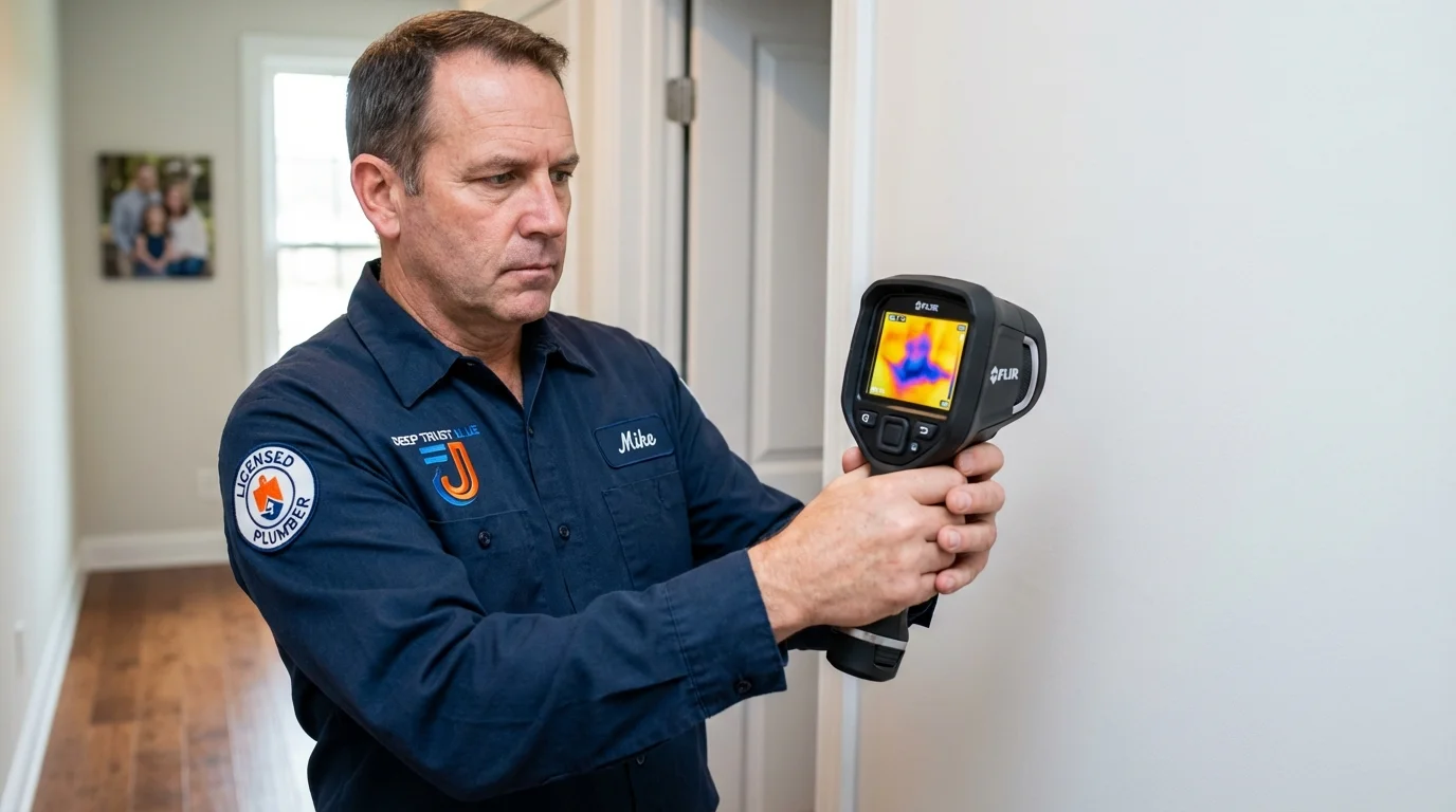 Thermal imaging leak detection by Johns Plumbing LLC in Kamas